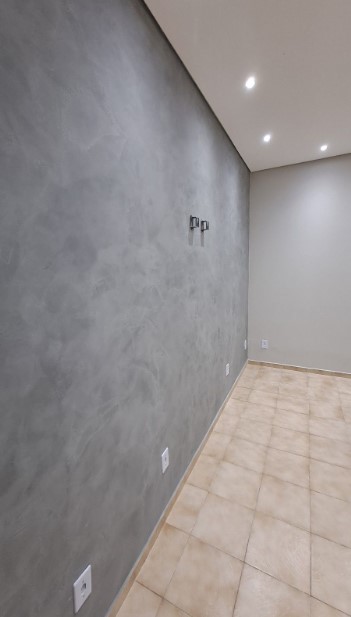 cuarto de baño con microcemento